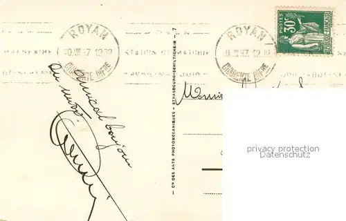 AK / Ansichtskarte Royan_Charente Maritime Vue generale de la Grande Conche Royan Charente Maritime