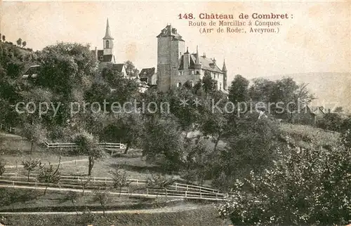 AK / Ansichtskarte Combret Chateau de Combret Combret