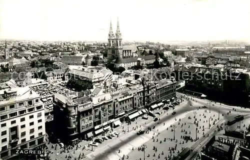 AK / Ansichtskarte Zagreb Stadtansicht Zagreb