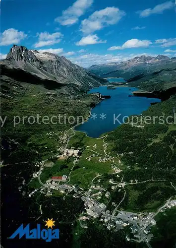 AK / Ansichtskarte Maloja_GR Oberengadin Fliegeraufnahme Maloja_GR