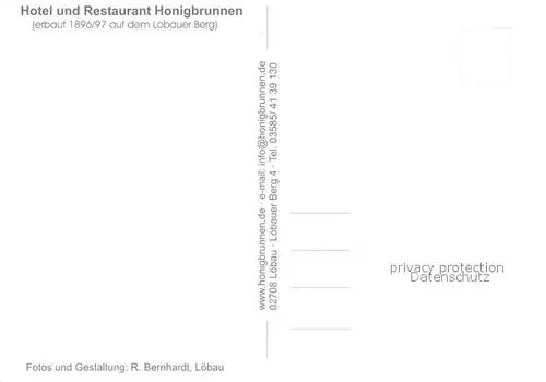 AK / Ansichtskarte Loebau_Sachsen Berggasthof Honigbrunnen Hotel Restaurant Loebauer Berg Panorama Loebau Sachsen