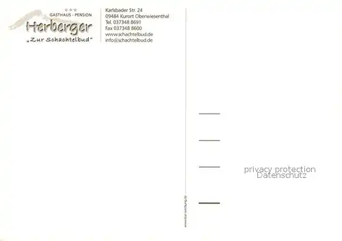 AK / Ansichtskarte Oberwiesenthal_Erzgebirge Gasthaus Pension Herberger Zur Schachtelbud Bergbahn Panorama Oberwiesenthal Erzgebirge