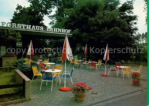 AK / Ansichtskarte Nenkersdorf Hotel Restaurant Cafe Forsthaus Lahnhof Nenkersdorf