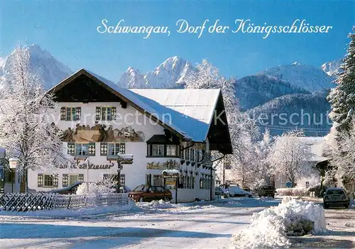 AK / Ansichtskarte Schwangau Dorf der Koenigschloesser Hotel Winterimpressionen Allgaeuer Alpen Schwangau