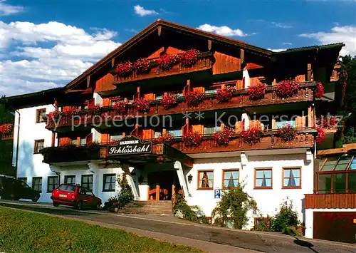 AK / Ansichtskarte Oberstaufen Hotel Restaurant Haus Schlossbuehl Oberstaufen