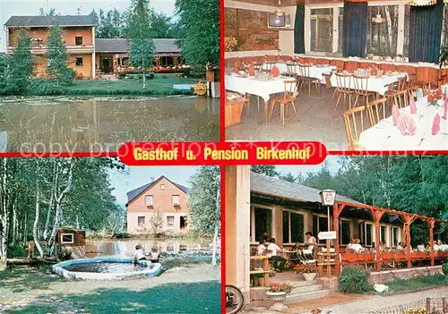 AK / Ansichtskarte Schoenlind_Weissenstadt Gasthof Pension Birkenhof Restaurant Fichtelgebirge Schoenlind_Weissenstadt