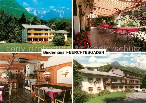 AK / Ansichtskarte Berchtesgaden Hotel Pension Restaurant Binderhaeus l Alpenblick Berchtesgaden