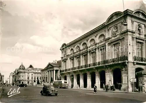 AK / Ansichtskarte Reims_Champagne_Ardenne Place Myron Herrick Le Theatre et le Palais de Justice Reims_Champagne_Ardenne