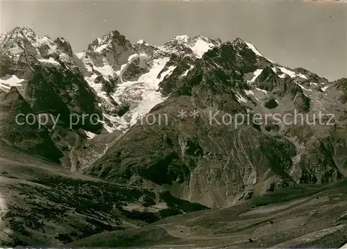 AK / Ansichtskarte Col_du_Lautaret Vue sur le Glacier de l Homme Col_du_Lautaret