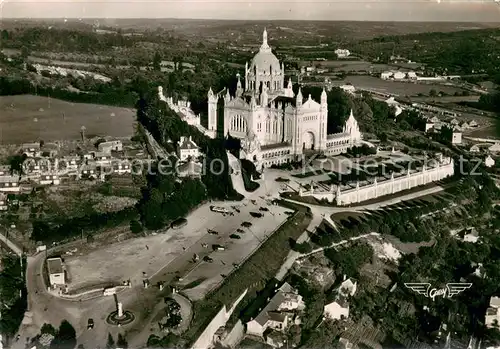 AK / Ansichtskarte Lisieux La Basilique Vue aerienne Lisieux