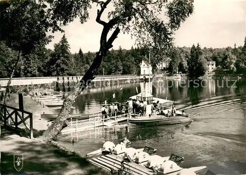 AK / Ansichtskarte Les_Settons Le Lac des Settons La Digue et les Embarcaderes Les_Settons