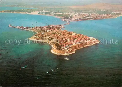 AK / Ansichtskarte Nessebar_Nessebyr_Nessebre Fliegeraufnahme 