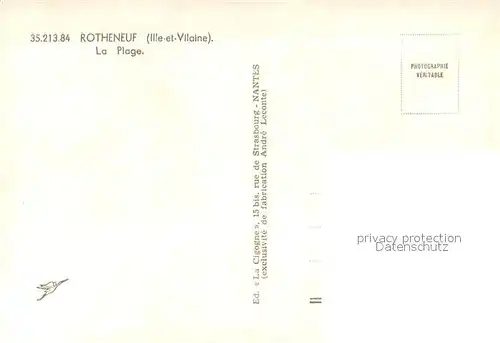 AK / Ansichtskarte Rotheneuf La Plage Rotheneuf
