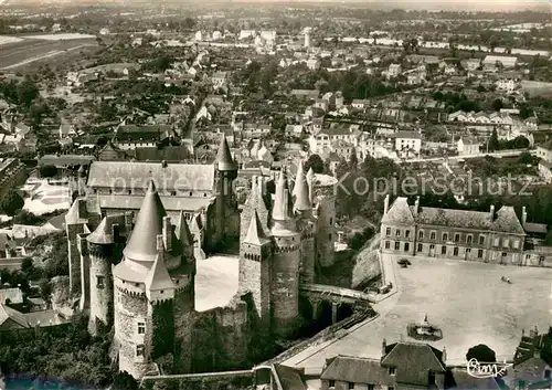 AK / Ansichtskarte Vitre_d_Ille et Vilaine Vue aerienne du Chateau Vitre_d_Ille et Vilaine
