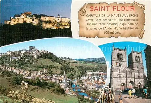 AK / Ansichtskarte Saint Flour_Cantal Divers aspects de la ville Saint Flour Cantal