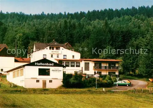 AK / Ansichtskarte Weiten Gesaess Hotel Pension Waldfrieden Weiten Gesaess