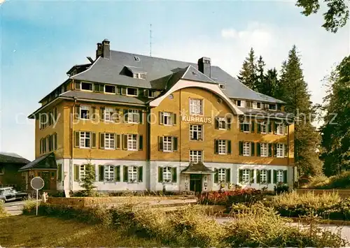 AK / Ansichtskarte Hoechenschwand Hotel und Kurhaus im Schwarzwald Hoechenschwand