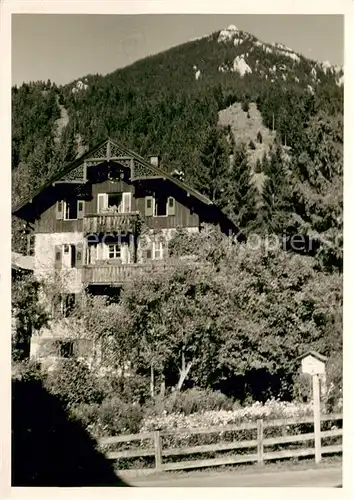 AK / Ansichtskarte Fischbachau Birkenstein Haus am Bach Fischbachau