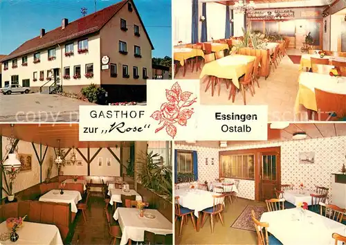 AK / Ansichtskarte Essingen Gasthof zur Rose Restaurant Essingen