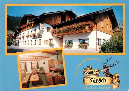 AK / Ansichtskarte Bolsterlang Gasthof Hirsch Gaestezimmer Ferienwohnungen Bolsterlang