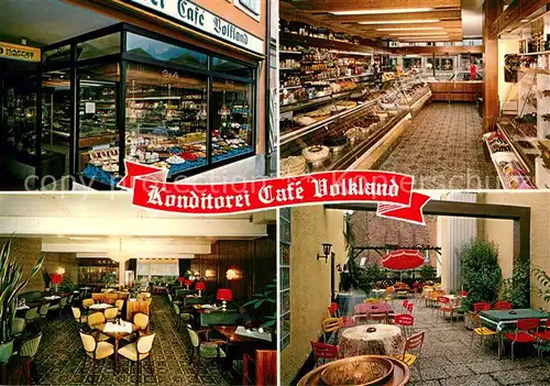 AK / Ansichtskarte Bad_Toelz Konditorei Cafe Volkland Verkaufstheke Huber Karte Nr. 11.107 Bad_Toelz
