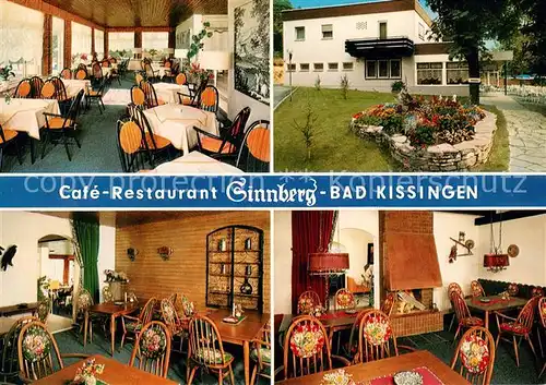 AK / Ansichtskarte Bad_Kissingen Cafe Restaurant Sinnberg Bad_Kissingen