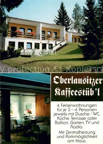 AK / Ansichtskarte Oybin Oberlausitzer Kaffeestueb l Ferienwohnungen Kurort im Zittauer Gebirge Oybin