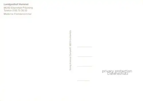 AK / Ansichtskarte Praechting Landgasthof Hummel Praechting