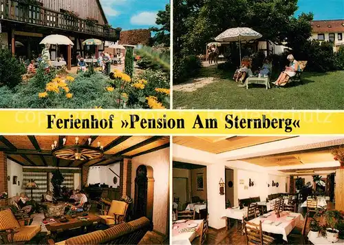 AK / Ansichtskarte Boesingfeld Ferienhof Pension Am Sternberg Restaurant Garten Terrasse Boesingfeld