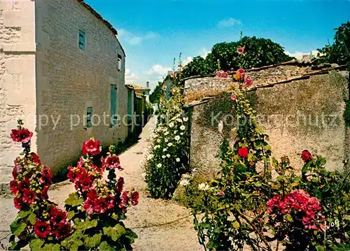 AK / Ansichtskarte Talmont Bourgenay Les roses tremieres Talmont Bourgenay