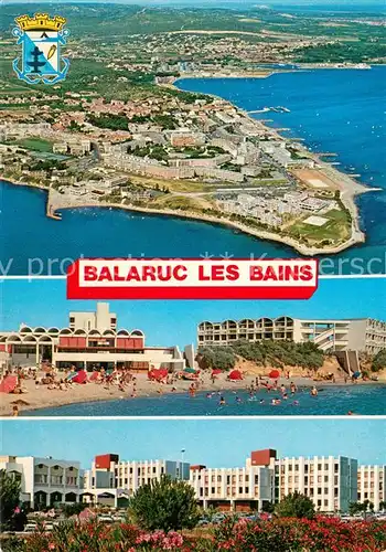AK / Ansichtskarte Balaruc les Bains Vue aerienne et ses villages de vacances Le VVF et Tourisme et Travail Balaruc les Bains