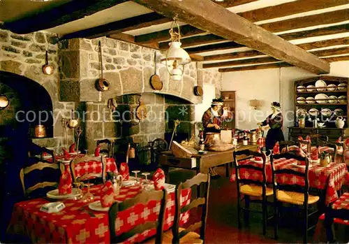 AK / Ansichtskarte Salers Hotel Restaurant des Remparts Salers