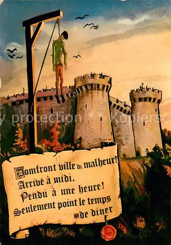 AK / Ansichtskarte Domfront_Orne Domfront ville du malheur Domfront Orne