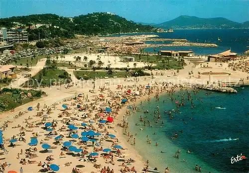 AK / Ansichtskarte Toulon_Var Les nouvelles plages du Mourillon au loin le cap Brun et les Oursinieres Toulon_Var