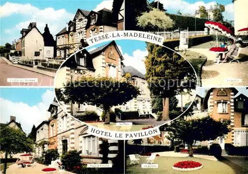 AK / Ansichtskarte Bagnoles de l_Orne Station Thermale Tesse la Madeleine Hotel Le Pavillon Jardin Fleuri  Bagnoles de l_Orne