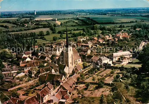 AK / Ansichtskarte Saint Prive_Yonne Vue generale aerienne Saint Prive Yonne