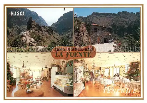 AK / Ansichtskarte Masca Restaurante Bar Mirador La Fuente Bajada a la Plaza Masca
