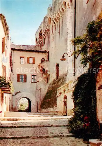 AK / Ansichtskarte Haut_de_Cagnes A lombre des Creneaux 