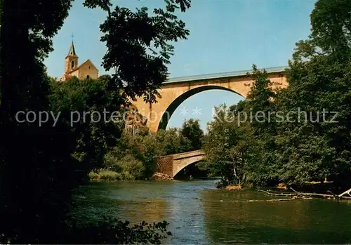 AK / Ansichtskarte Vezelay Les ponts de Pierre Perthuis sur la Cure Vezelay