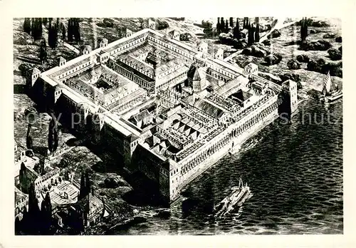 AK / Ansichtskarte Split_Spalato Rekonstrukeija Dioklecijanove palace Split_Spalato
