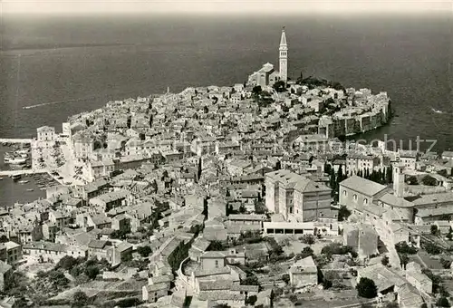 AK / Ansichtskarte Rovinj_Rovigno_Istrien Fliegeraufnahme 