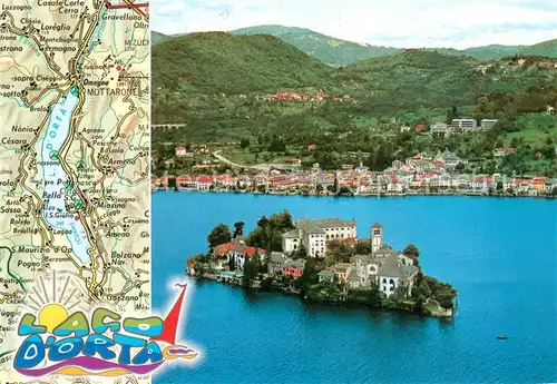 AK / Ansichtskarte Orta_San_Giulio Lago dOrta Isola di San Giulo Orta_San_Giulio