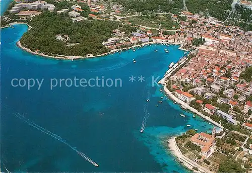 AK / Ansichtskarte Hvar Fliegeraufnahme Hvar