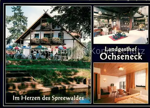 AK / Ansichtskarte Burg_Spreewald Landgasthof Ochseneck Gaststaette Pension Fremdenzimmer Burg Spreewald