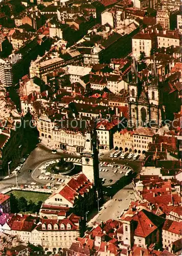 AK / Ansichtskarte Praha_Prahy_Prague Altstaedter Ring Fliegeraufnahme Praha_Prahy_Prague