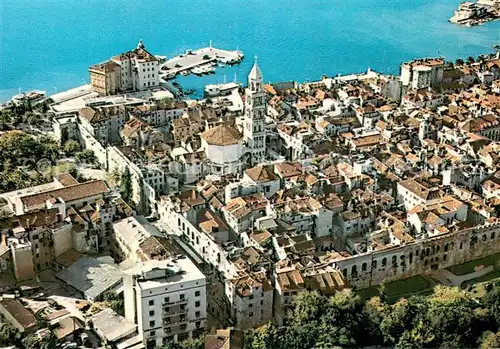 AK / Ansichtskarte Split_Spalato Fliegeraufnahme Split_Spalato