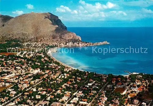 AK / Ansichtskarte Palermo_Sicilia Mondello Fliegeraufnahme Palermo_Sicilia