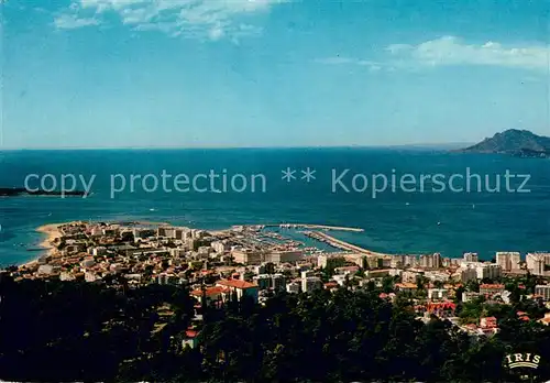 AK / Ansichtskarte Cannes_Alpes Maritimes Vue densemble sur le nouveau port Canto et le Palm Beach Cannes Alpes Maritimes