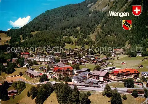 AK / Ansichtskarte Wengen_BE Jungfrauregion Dorfzentrum Wengen_BE