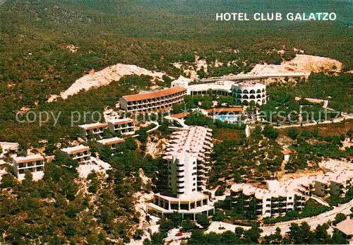 AK / Ansichtskarte Paguera_Mallorca_Islas_Baleares Hotel Club Galatzo Fliegeraufnahme Paguera_Mallorca